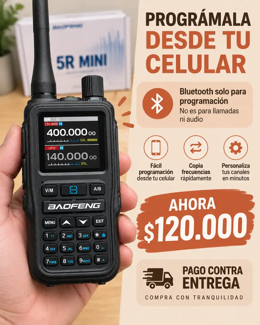 RADIO BAOFENG UV5R MINI