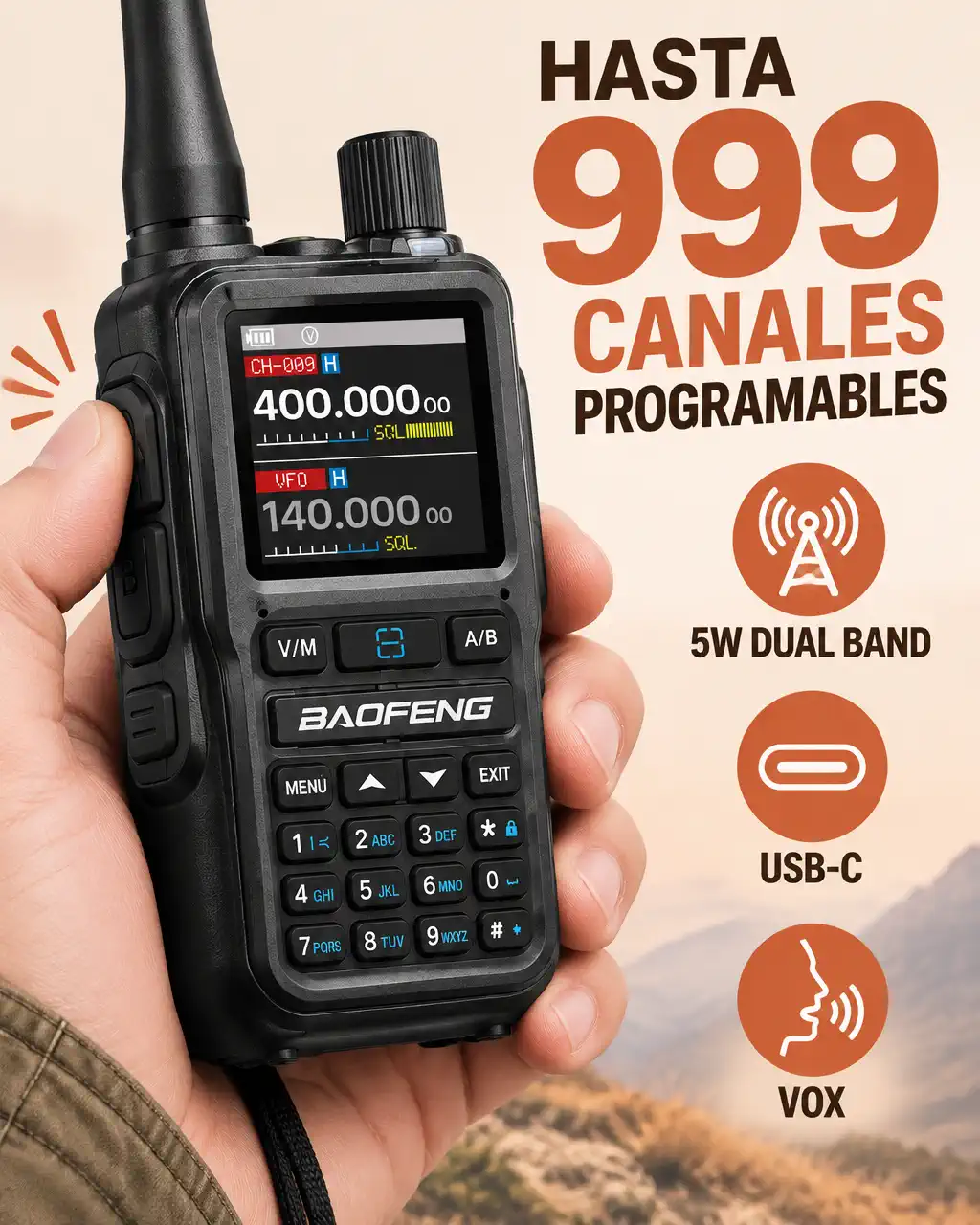 RADIO BAOFENG UV5R MINI