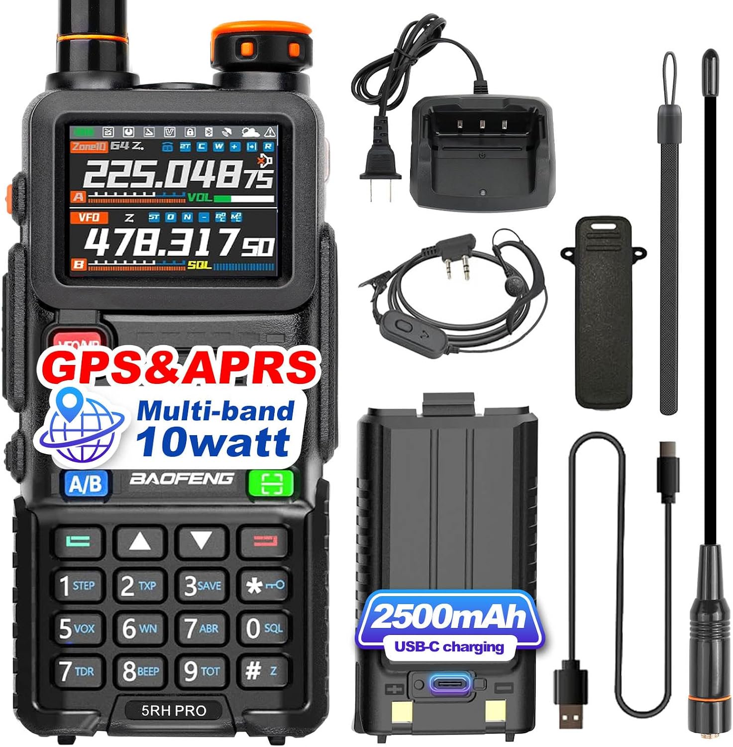 Radio baofeng Uv5rh Pro USBC