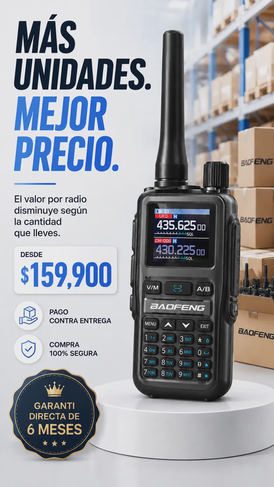 Radio Baofeng UV5R Mini