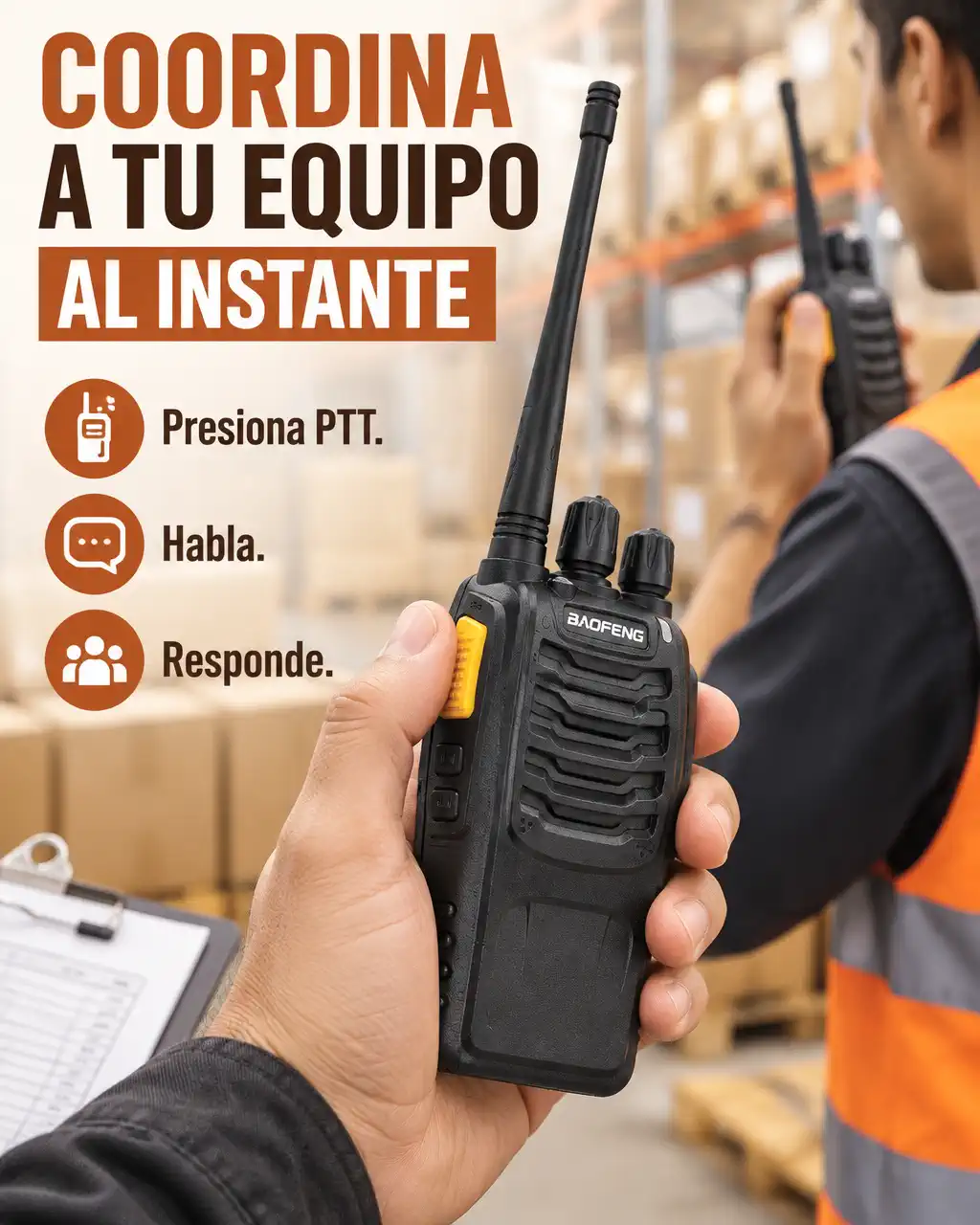 KIT RADIOS BAOFENG