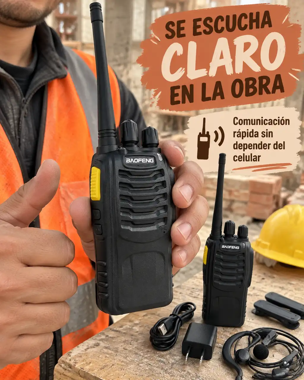 KIT RADIOS BAOFENG