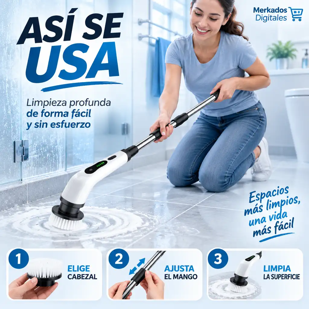 Cepillo de limpieza 9 en 1 drop