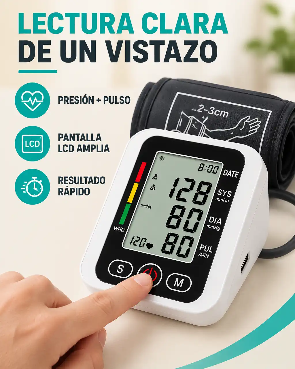 TENSIÓMETRO DE BRAZO