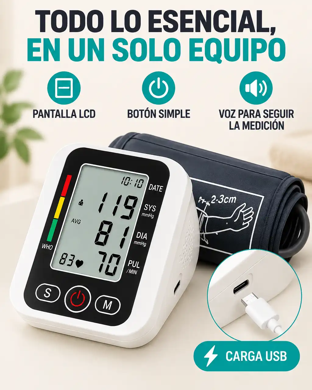 TENSIÓMETRO DE BRAZO