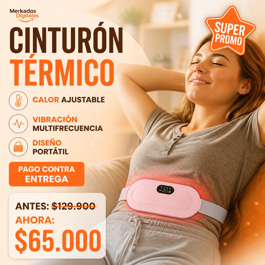 Cinturón Térmico para cólicos menstruales