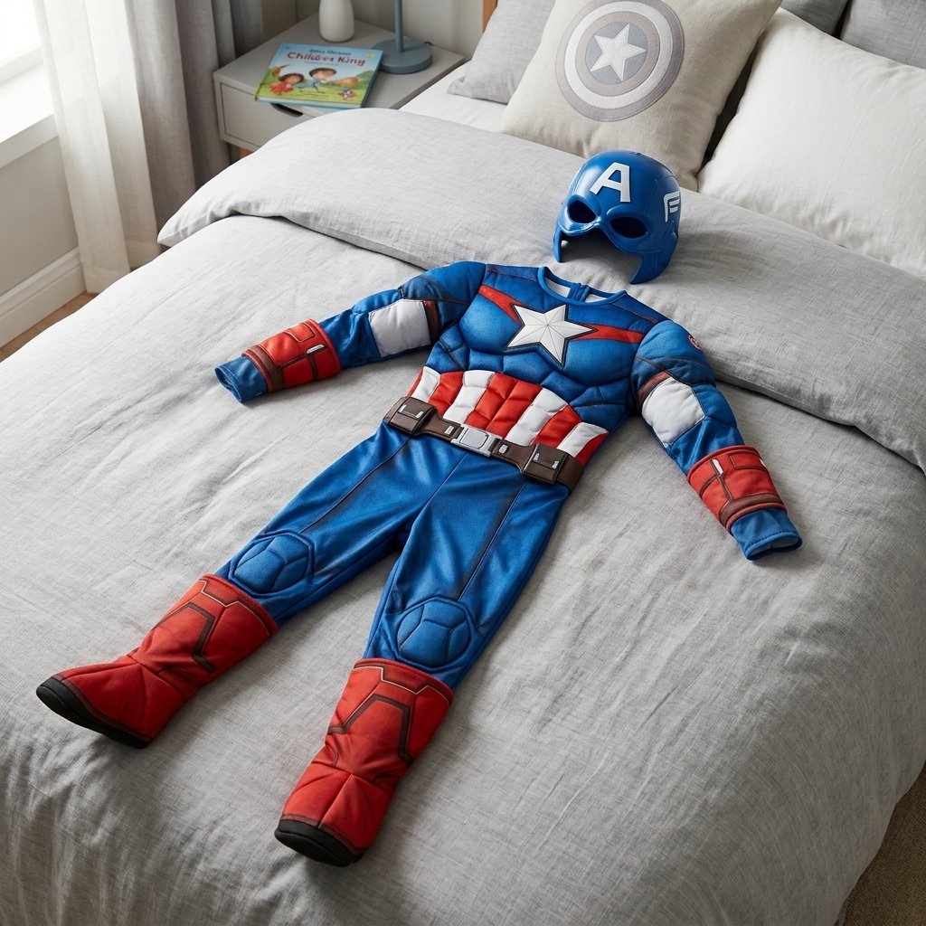 Disfraz de Capitán América para niños