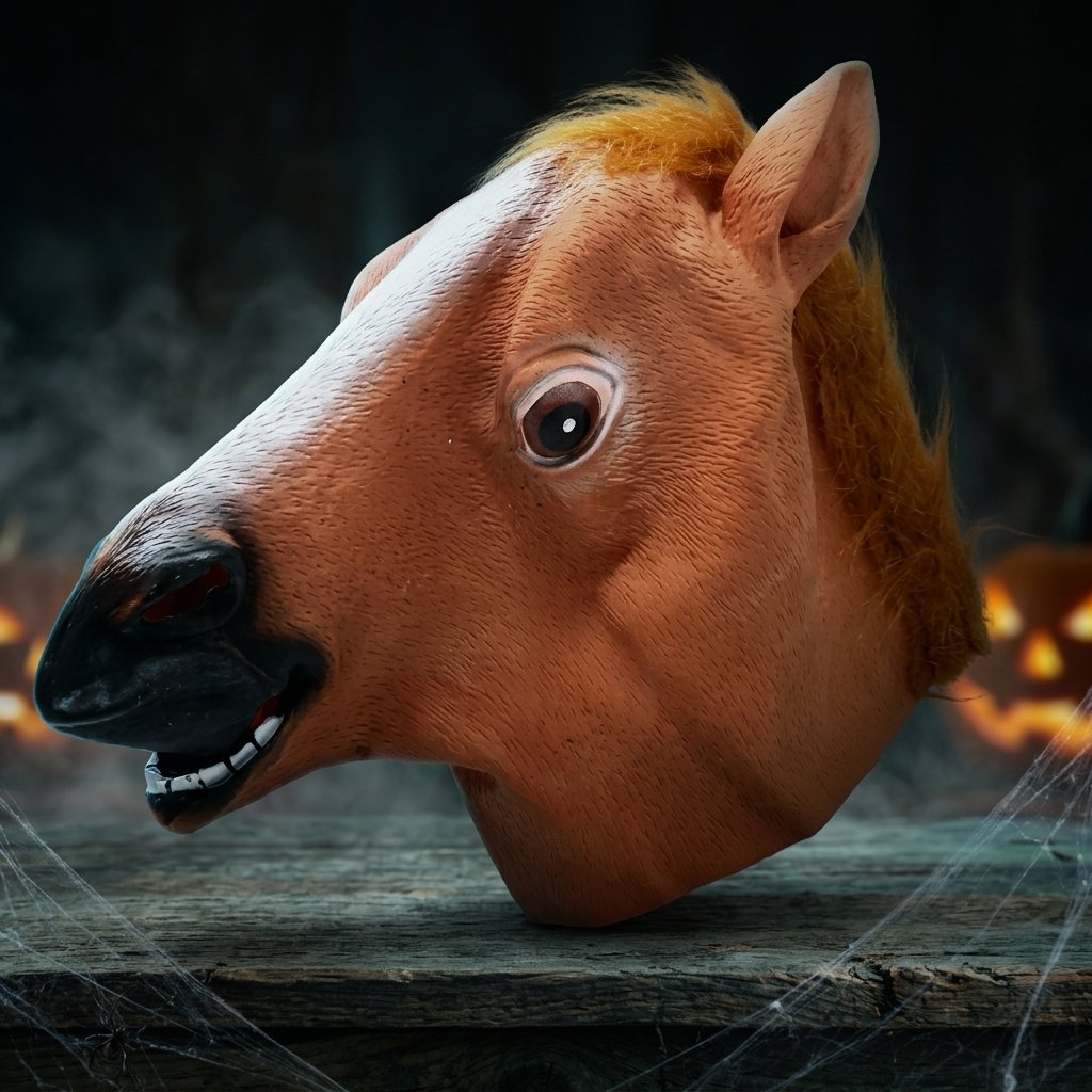 Máscara de caballo en látex