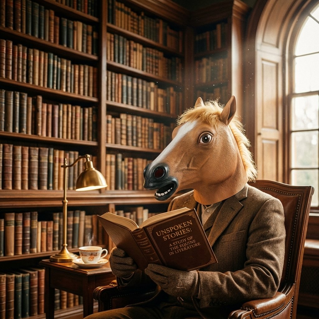 Máscara de caballo en látex