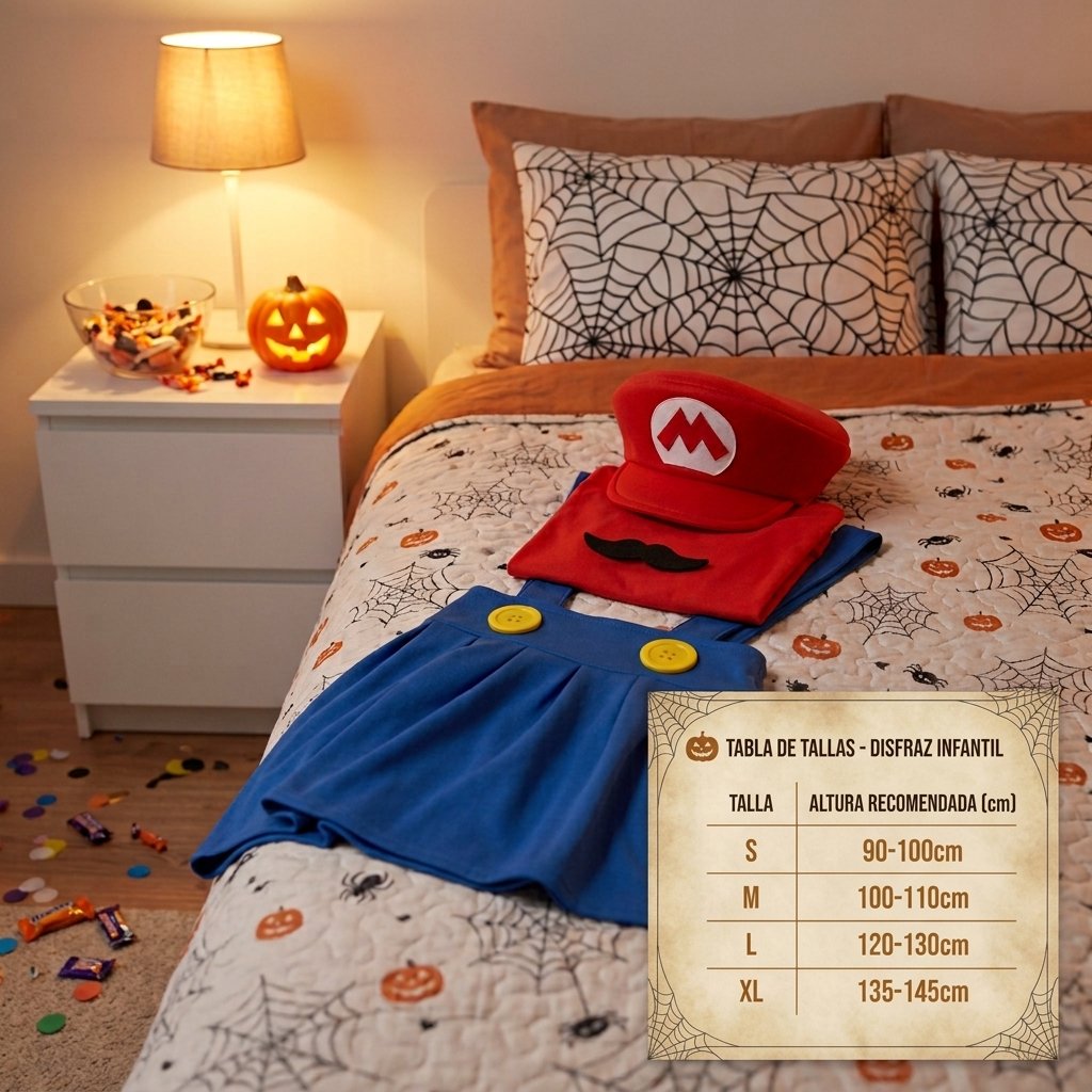 Disfraz de Mario Bros para niña