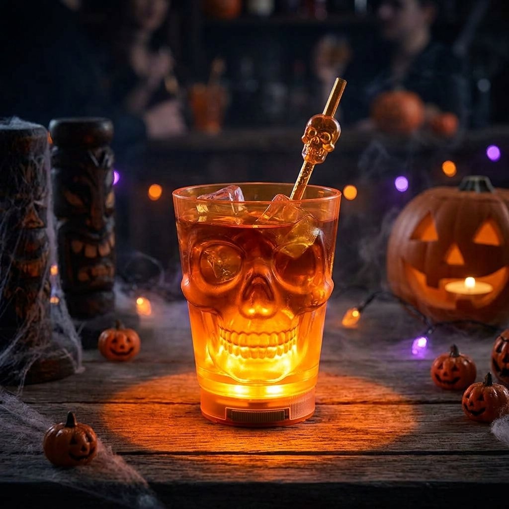 Vaso Calavera LED
