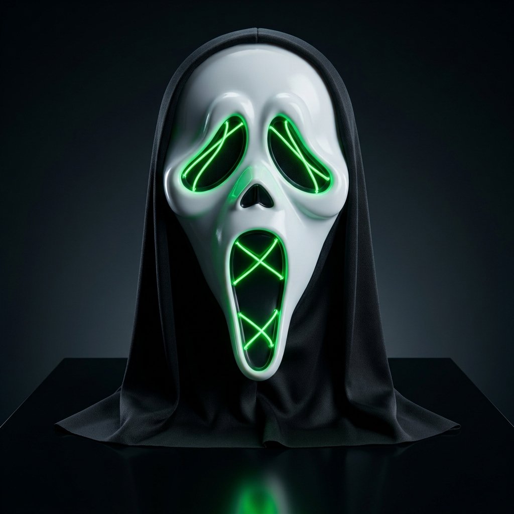 Máscara Ghostface LED (Varios colores)